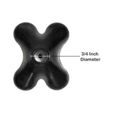 McKesson 4-Point Cane Tip For Cane with 3/4 Inch Diameter - BeHope
