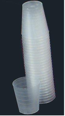 Medicine Cup Narrow 1 oz. Clear Plastic Disposable NonSterile - BeHope