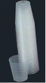 Medicine Cup Narrow 1 oz. Clear Plastic Disposable NonSterile - BeHope