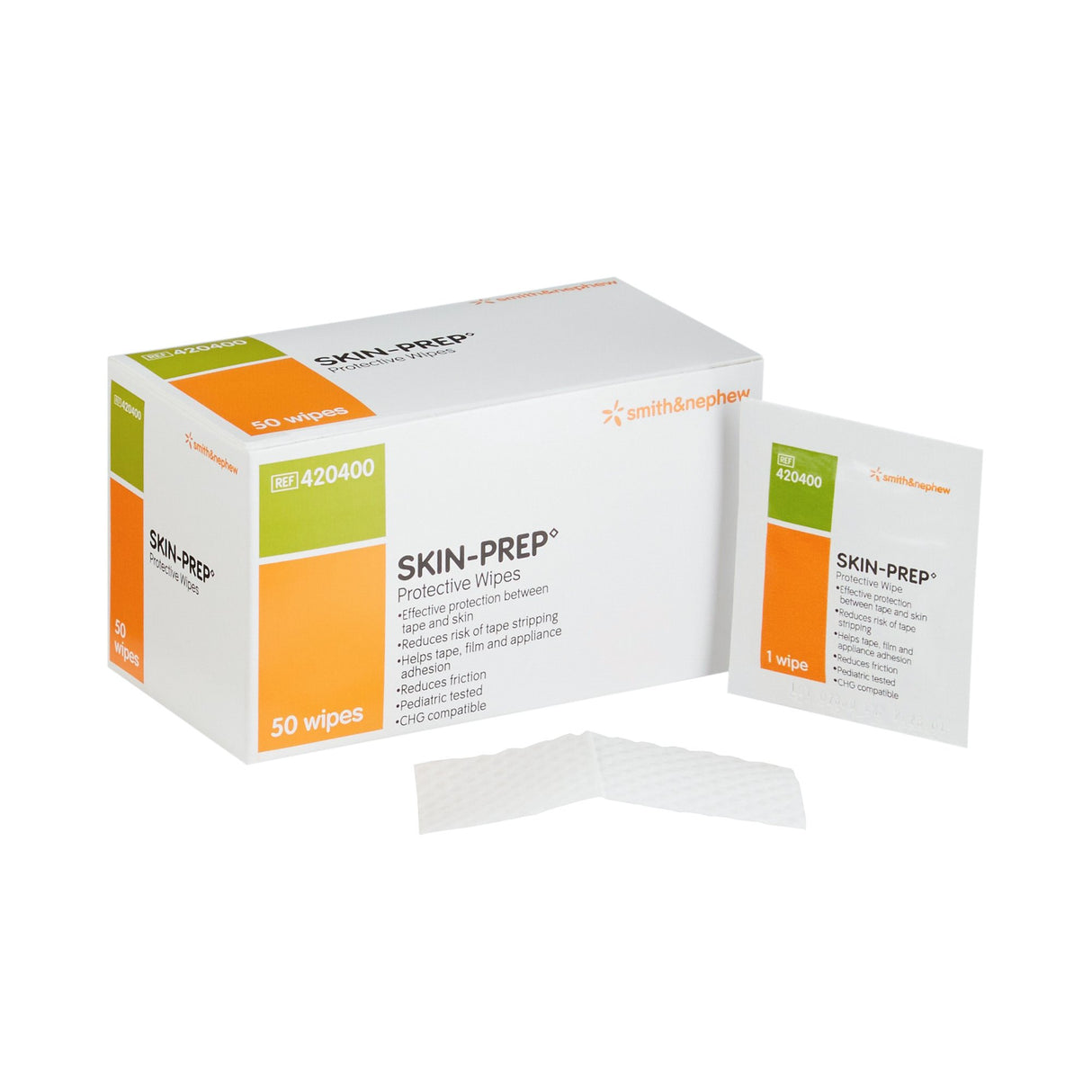 Skin Barrier Wipe Skin-Prep 75 to 100% Strength Isopropyl Alcohol Individual Packet Sterile - BeHope