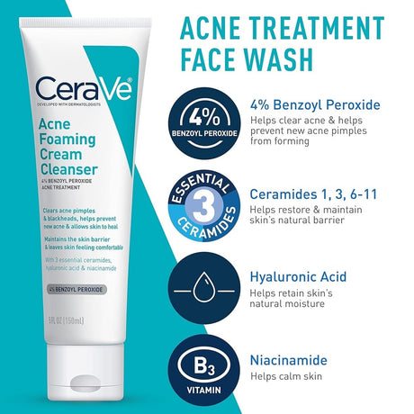 Acne Treatment Cream Cerave® Clearing Hydrating Healing Formula - BeHope