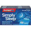 Sleep Aid Tylenol® Pm Simply Sleep® 100 Per Bottle Tablet 25 Mg Strength - Behope
