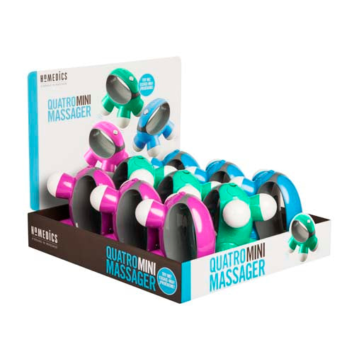 Mini masseur Quatro (9 pièces) - Présentoir de comptoir (30 novembre)