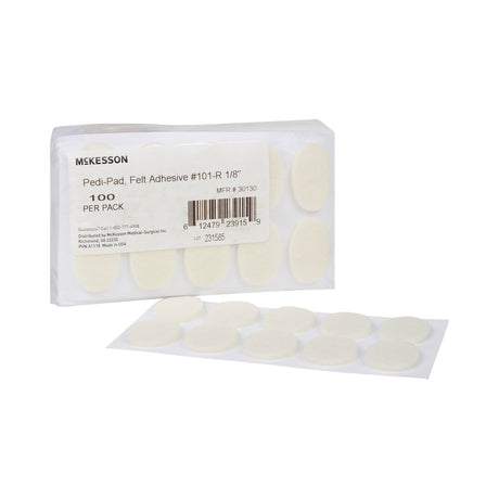 Protective Pad McKesson Pedi-Pad Size 101-Regular Adhesive Foot - BeHope