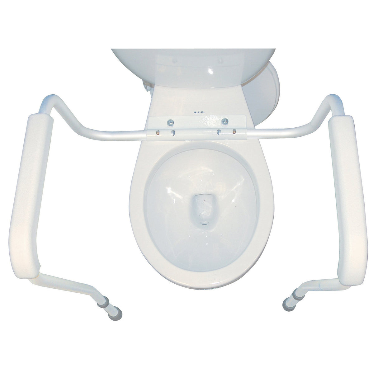 Toilet Safety Rail drive™ White / Gray Aluminum - BeHope