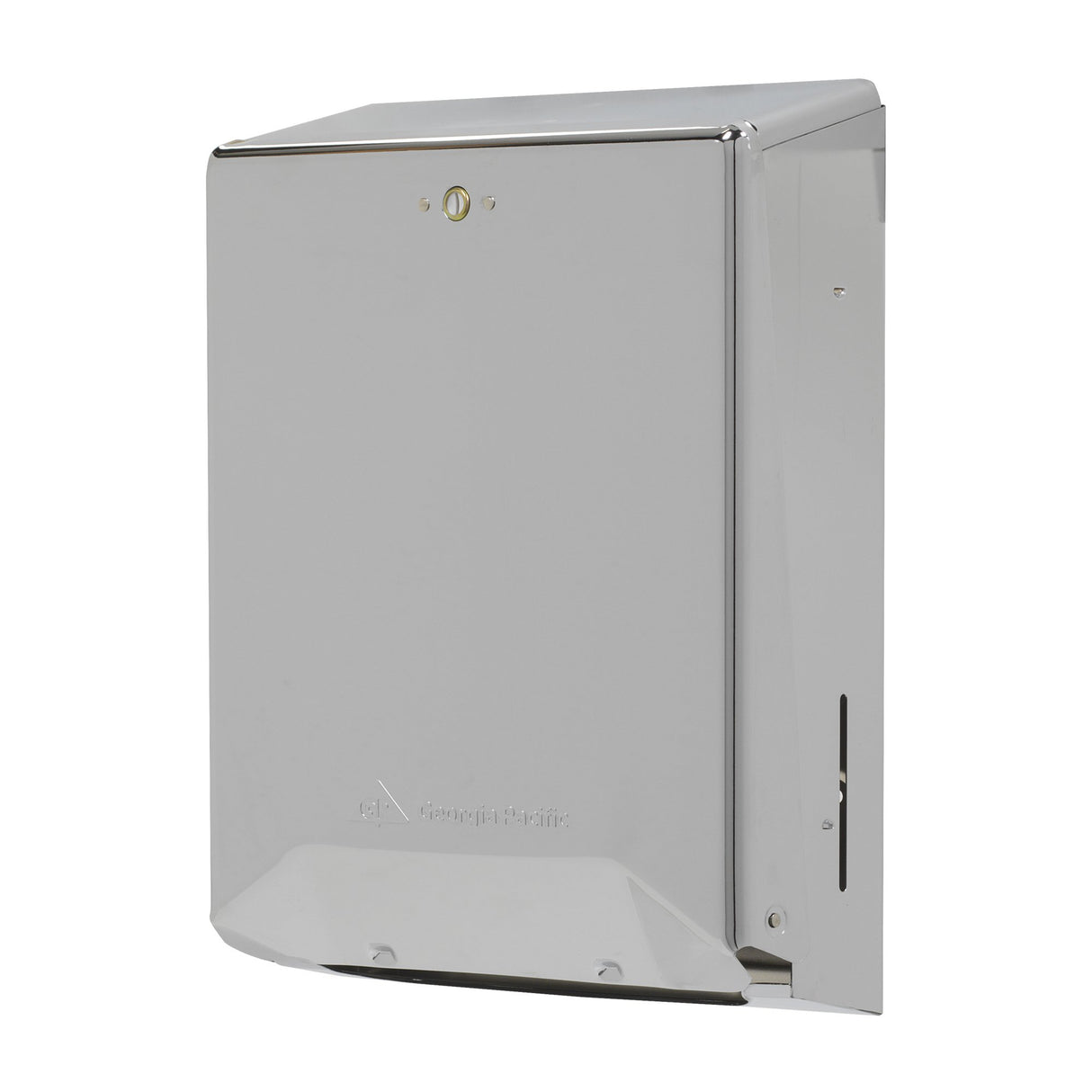 Paper Towel Dispenser Georgia-Pacific Chrome Metal Manual 600 Count Wall Mount - BeHope