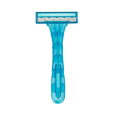 McKesson Disposable Razor with Lubricating Strip and Ergonomic Handle - BeHope