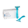 Personal Razor with Lubricating Strip McKesson Single Edge Triple Blade NonSterile Disposable - BeHope