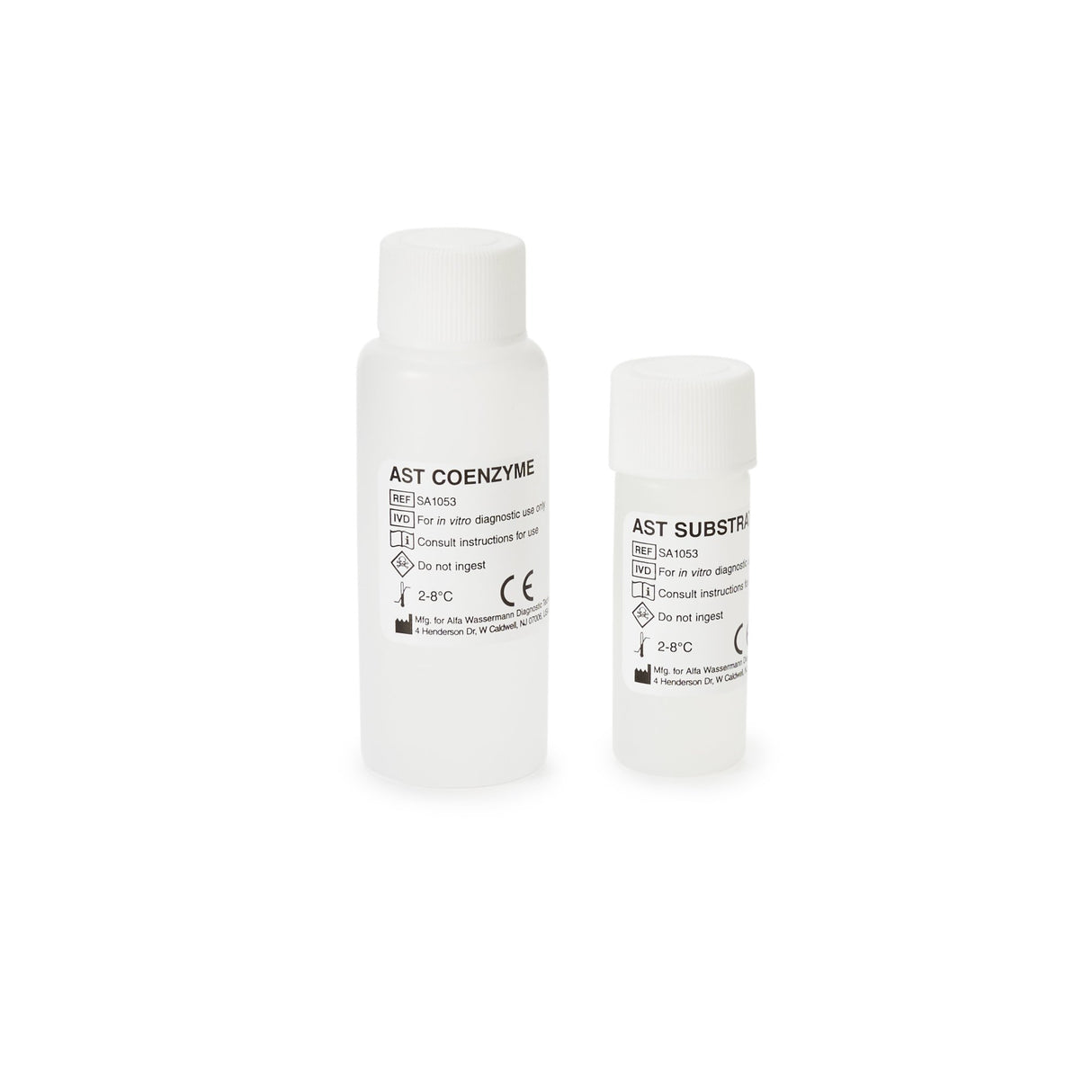 General Chemistry Reagent Aspartate Aminotransferase (AST) For ACE Axcel / ACE Alera Clinical Chemistry Systems 450 Tests - BeHope