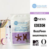 Waterproof Adhesive Strip Tru-Colour® Fabric Dark Brown Sterile - BeHope