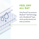 Unisex Adult Incontinence Brief Prevail® Bariatric Bariatric Size C Disposable Heavy Absorbency - BeHope