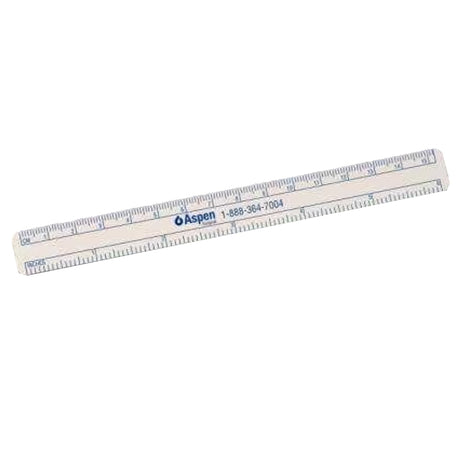 Wound Measuring Ruler Aspen 6 Inch Length Plastic NonSterile - BeHope
