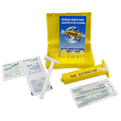 Sting And Bite First Aid Kit The Extractor™ Pump Kit Plastic Case - Behope