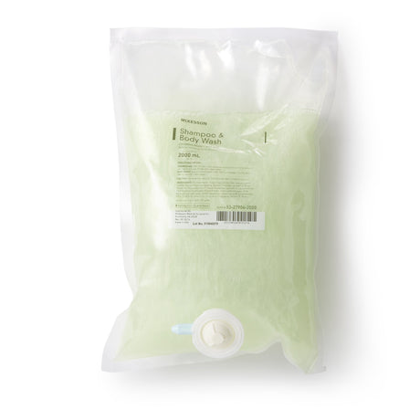 Shampoo and Body Wash McKesson 2,000 mL Dispenser Refill Bag Cucumber Melon Scent - BeHope