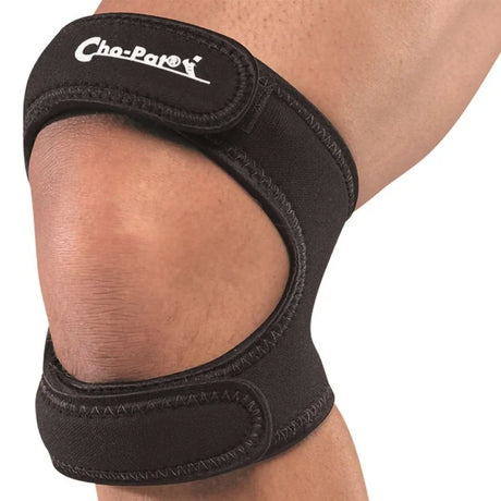 Patellar Knee Strap Cho-Pat® Dual Action Large Hook and Loop Strap Closure 14-1/2 to 16-1/2 Inch Left or Right Knee - BeHope