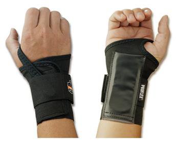 Wrist Support ProFlex® 4000 Single Strap Elastane / Elastic / Polyester Right Hand Black Medium - BeHope