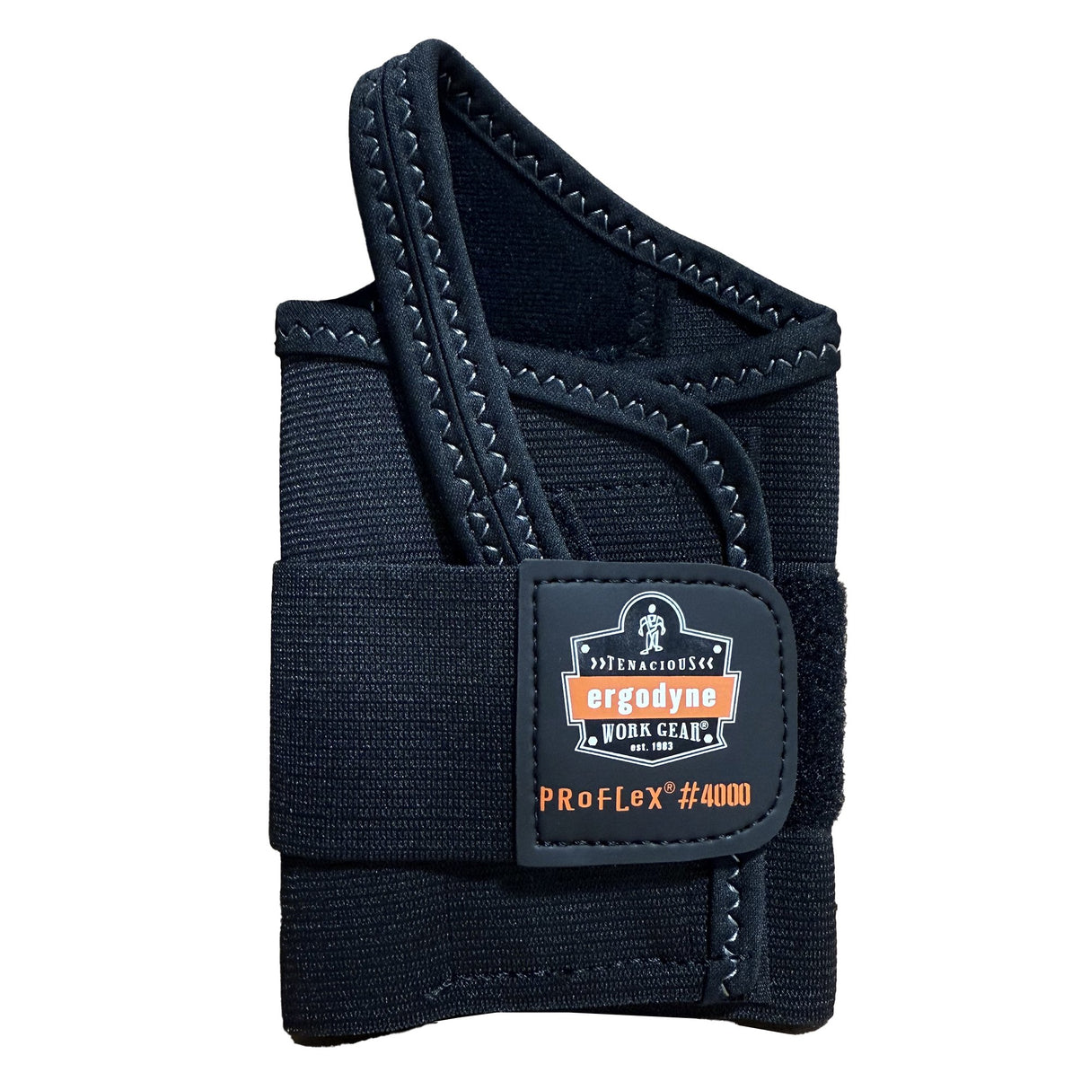 Wrist Support ProFlex® 4000 Single Strap Elastane / Elastic / Polyester Right Hand Black Large - BeHope