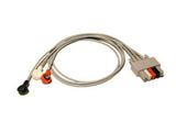 ECG Leadwire 18 Inch, 3 Lead, Snap - BeHope