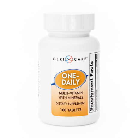 Multivitamin Supplement with Minerals Geri-care® One-Daily Tablets - BeHope