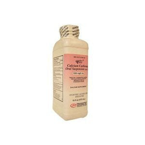 Joint Health Supplement Calcium Carbonate 1,250 mg / 5 mL Strength Oral Suspension 16 oz. Bubble Gum Flavor - BeHope