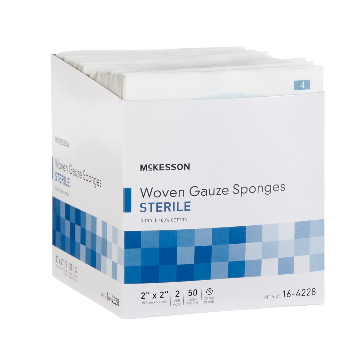 Gauze Sponge Mckesson Sterile for Wound Dressing and Cleaning - BeHope