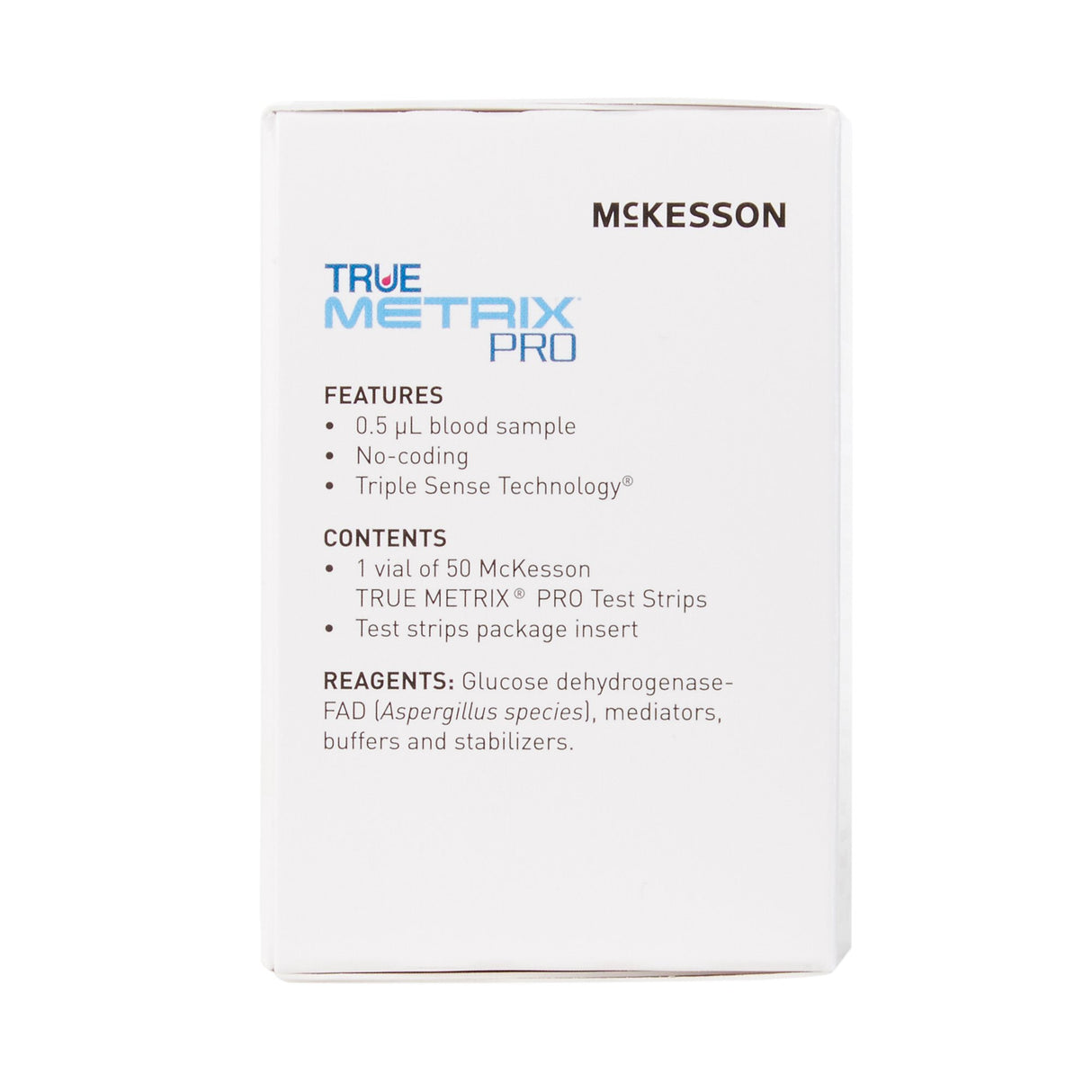 Blood Glucose Test Strips McKesson TRUE METRIX® PRO 50 Strips per Pack - BeHope