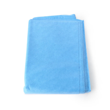 QUICK CHECK* H400 Sterilization Wrap White / Blue 45 X 45 Inch Dual Layer SMS Polypropylene Steam / EO Gas / Hydrogen Peroxide - BeHope