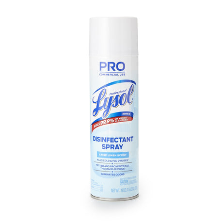 Surface Disinfectant Professional Lysol® Alcohol Based Aerosol Spray Liquid 19 oz. Can Crisp Linen Scent NonSterile - BeHope