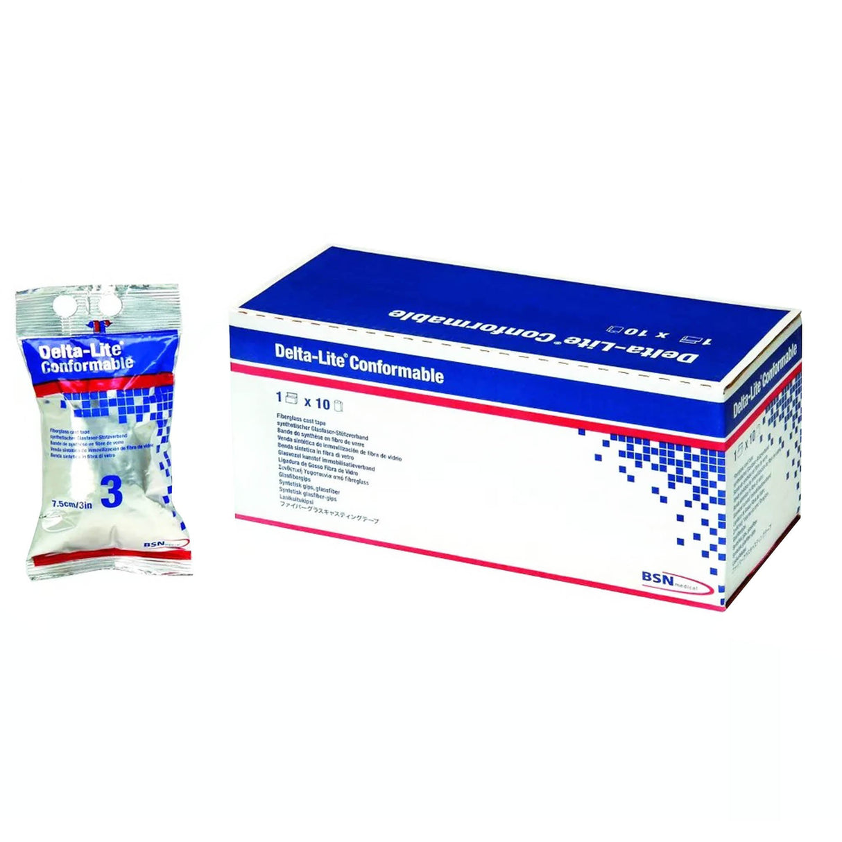 Cast Tape Delta-Lite Conformable 4 Inch X 12 Foot Fiberglass White - BeHope