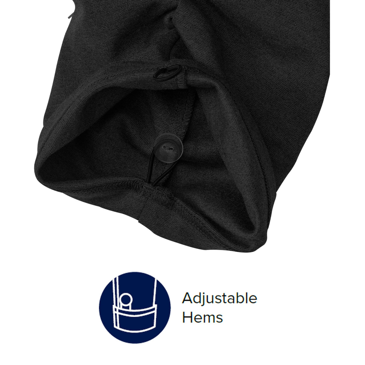 Adaptive Pants Silverts® Back Overlap 3X-Large Black Female - BeHope