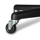 Mobile Instrument Stand Tech-Med Hand Operated Single Post 5-Leg Base Small Tray - BeHope