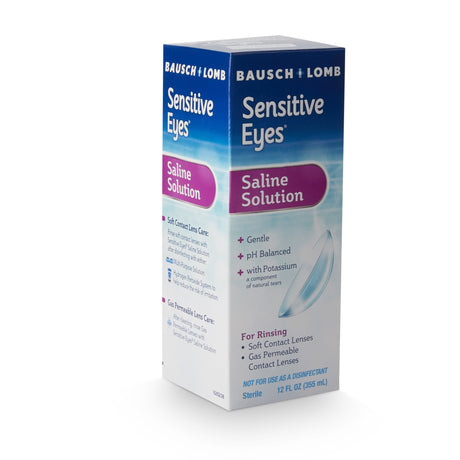 Contact Lens Solution Sensitive Eyes® Plus 12 oz. Solution - BeHope