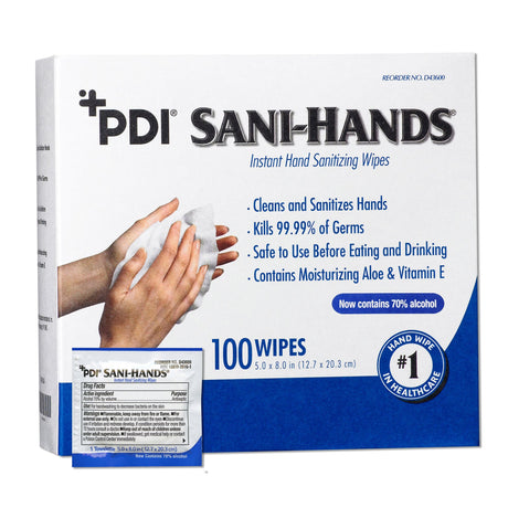 Hand Sanitizing Wipe Sani-hands® Ethyl Alcohol Wipe - BeHope