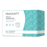 Unisex Adult Absorbent Underwear Tranquility Essential Pull On with Tear Away Seams Medium Disposable Moderate Absorbency