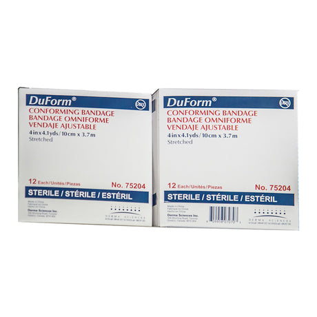 Conforming Bandage Duform Synthetic Stretched for Dressing Securement - BeHope