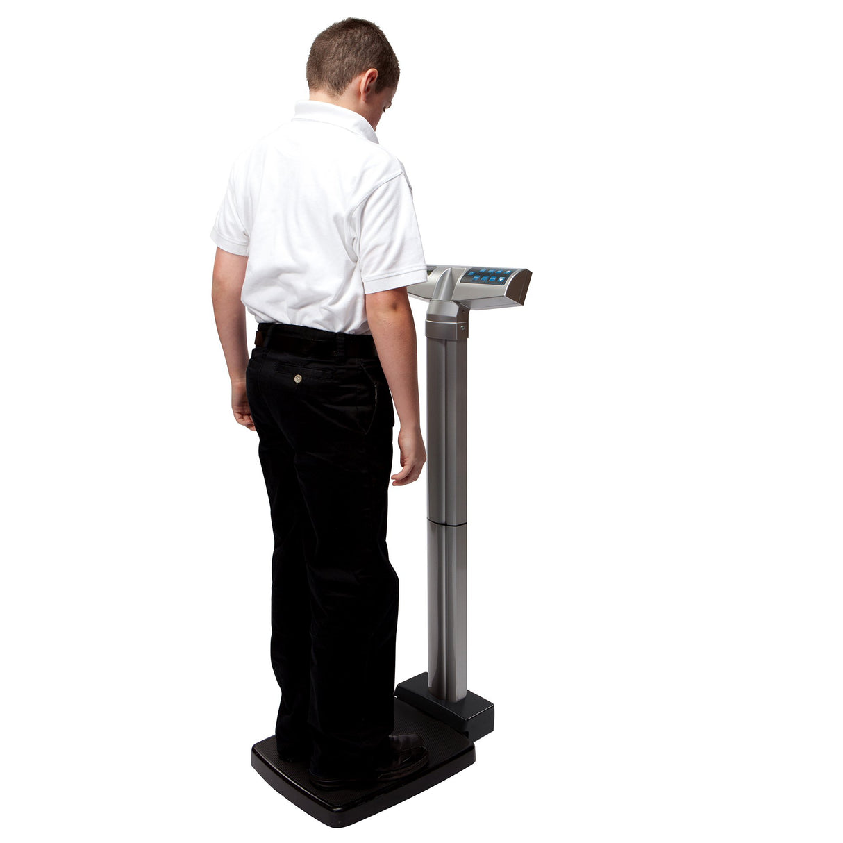 Physician Scale Health O Meter® LCD Display 460 lbs. / 209 kg Capacity Gray AC Adapter / Battery Operated - BeHope