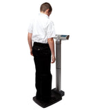 Physician Scale Health O Meter® LCD Display 460 lbs. / 209 kg Capacity Gray AC Adapter / Battery Operated - BeHope