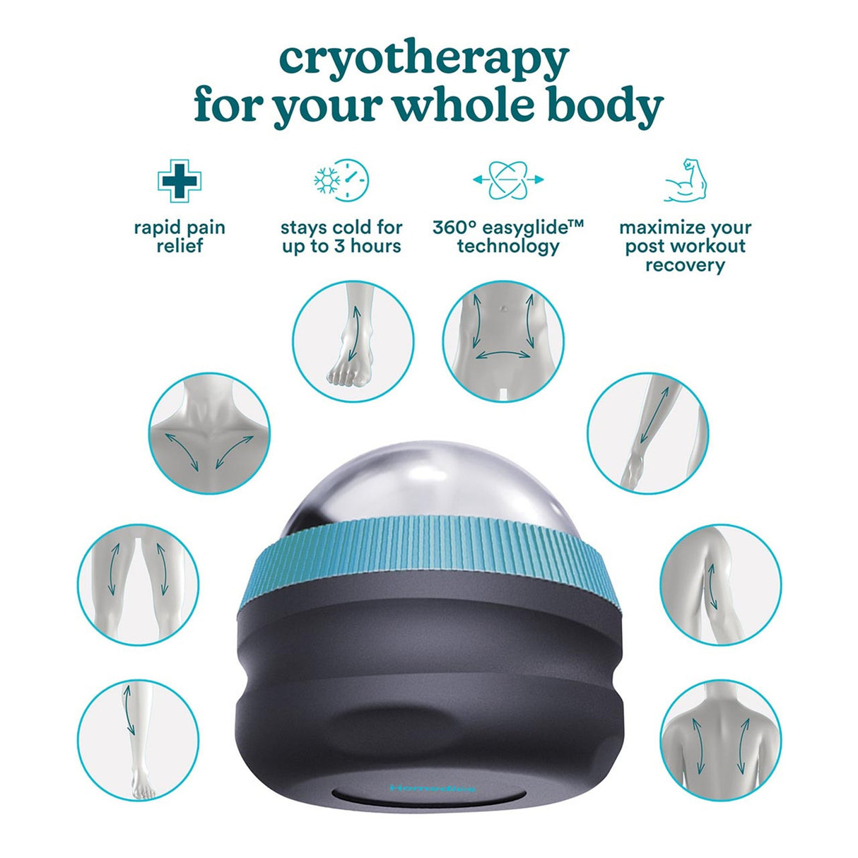 Hand-Held Cold Massager Homedics® IcyGlide™ - BeHope