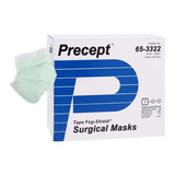 Surgical Mask Precept® Tape Fog-shield® Anti-fog Tape Astm Level 3 Tie Closure One Size Fits Most - Behope