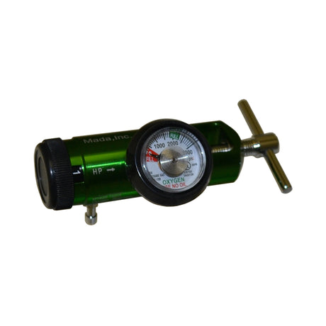 Mini Oxygen Regulator Click Style Barb Outlet - BeHope
