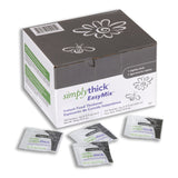 Food and Beverage Thickener SimplyThick® Easy Mix 4 oz. Individual Packet Unflavored Powder IDDSI Level 1 Slightly Thick - BeHope