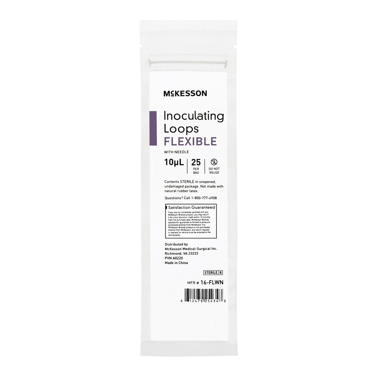 Inoculating Loop with Needle McKesson 10 μL ABS Integrated Handle Sterile - BeHope