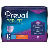 Female Adult Absorbent Underwear Prevail® Per-Fit® Pull On with Tear Away Seams Large Disposable Moderate Absorbency - BeHope