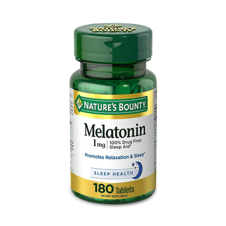 Melatonin Supplement Nature's Bounty® for Sleep Disorders and Insomnia - BeHope