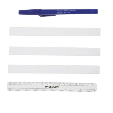 Mckesson Sterile Skin Marker with Ruler, Labels, Gentian Violet Ink - BeHope