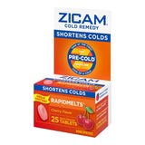 Cold and Cough Relief Zicam® 2X - 1X Strength Tablet 25 per Box - BeHope