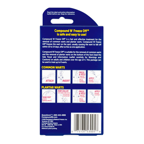 Wart Remover Compound W® Freeze Off® Liquid 8 per Box - BeHope