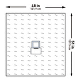 EENT Drape McKesson Surgical Ophthalmic Drape 48 W X 51 L Inch Sterile - BeHope