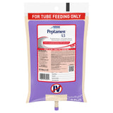 Tube Feeding Formula Peptamen® 1.5 Unflavored Liquid 1000 mL Ready to Hang Prefilled Container - BeHope