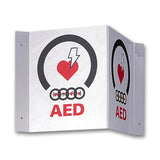 Door / Wall Sign First Aid Sign ZOLL® Aed Automated External Defibrillator - BeHope